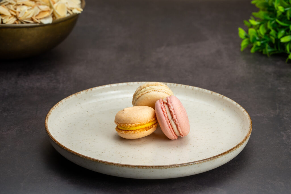 Málna macaron