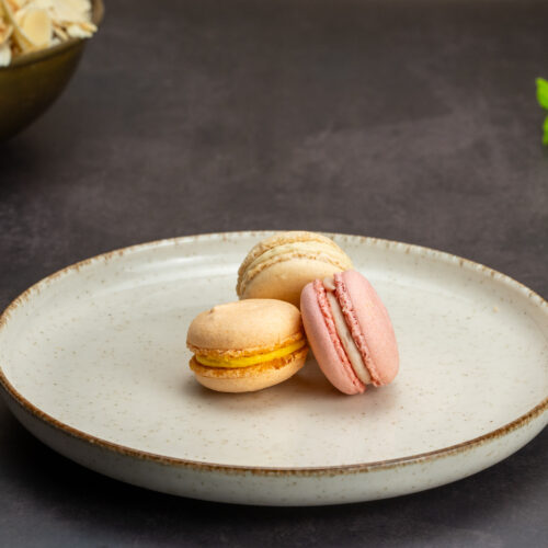 Málna macaron